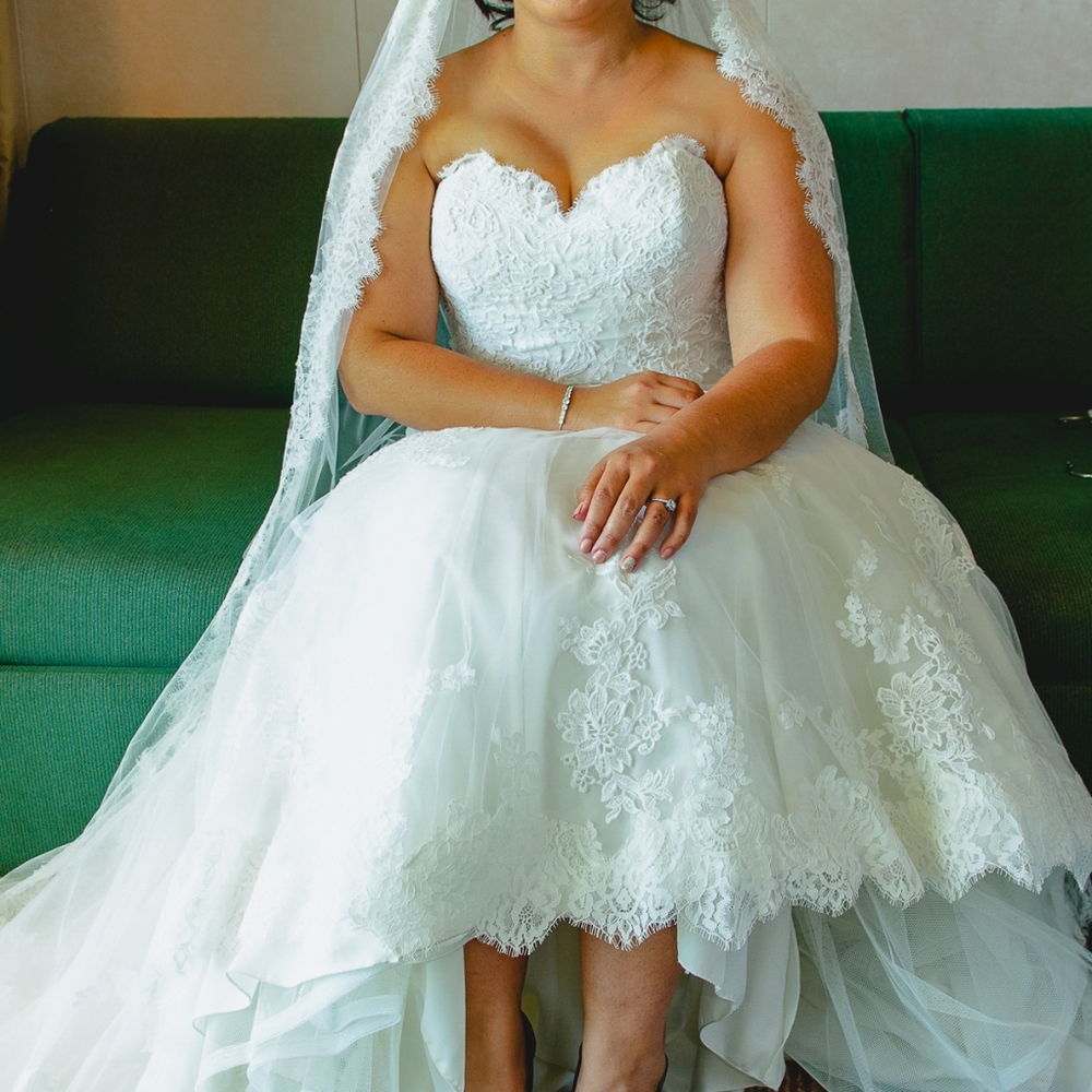 Pronovias White Faciel One Ivory Lace - Picture 7 of 7